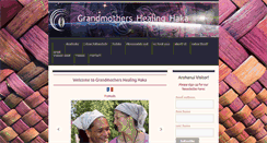 Desktop Screenshot of grandmothershealinghaka.com